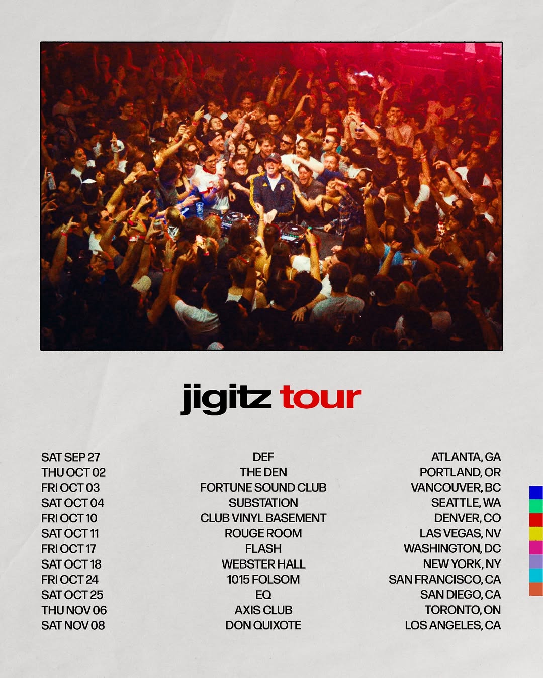 Jigitz Tour Poster 2025